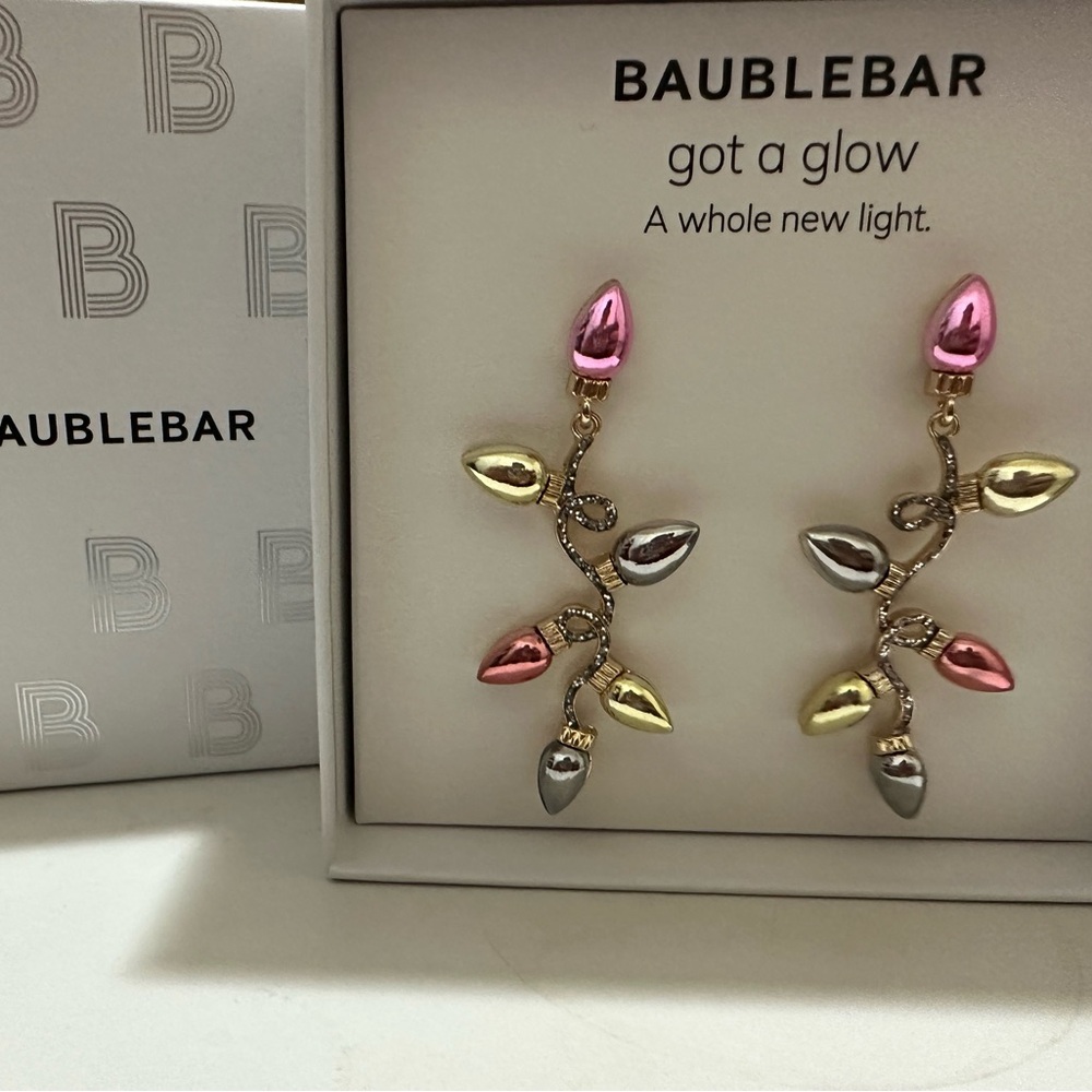 Baublebar Christmas light earrings - Got a Glow - A Whole New Light